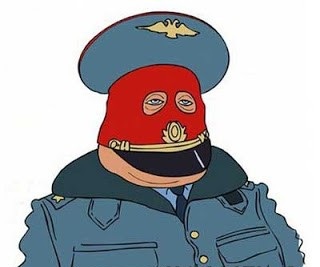 Мент на мерине давит людей