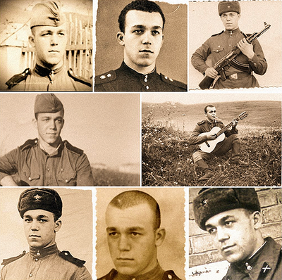 Армейские фото знаменитостей