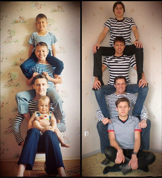 Отец и сыновья: 15 лет разницы
