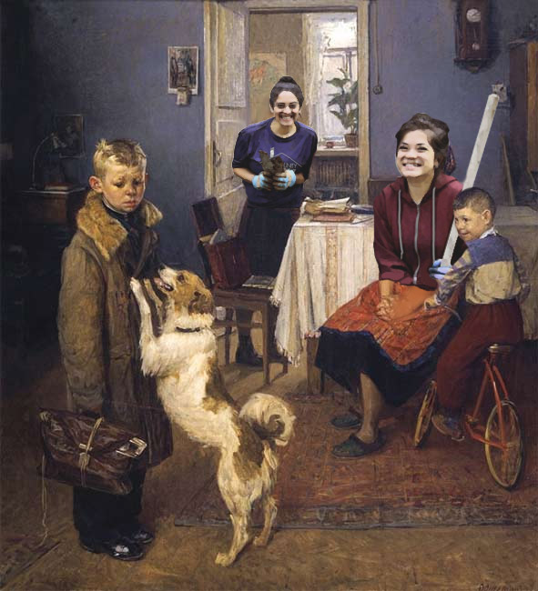 Фотожаба:  " Мы рады ! ".