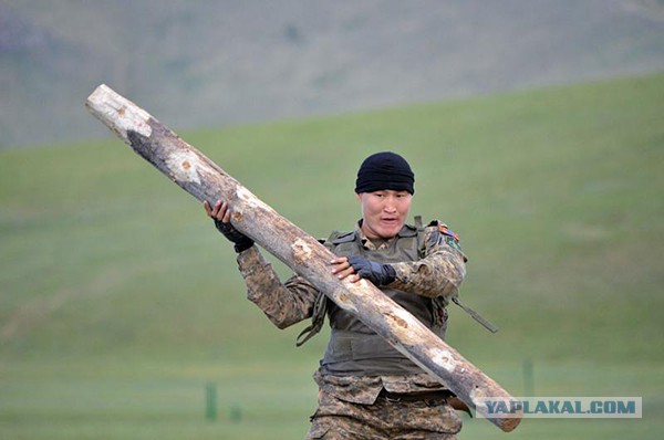 Монгольские пограничники