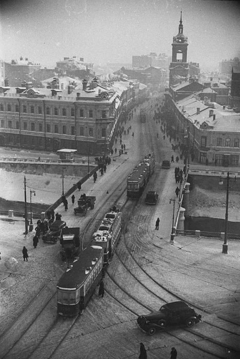 Москва зимой: давно минувшие годы