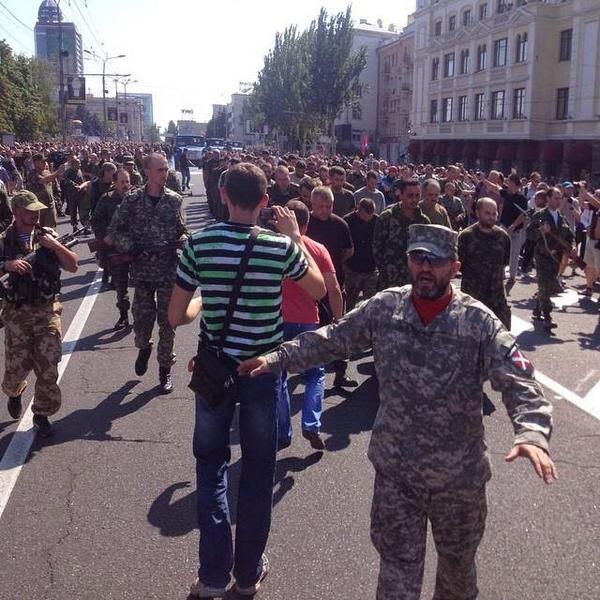 Битая укро техника в Донецке! парад