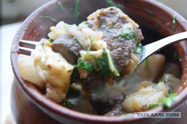 Телятина с подберезовиками)))