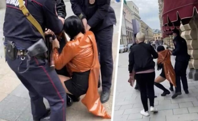В Москве задержали к-поперш, снимающих клип
