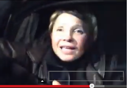 Самооборона остановила машину Яценюка и Тимошенко