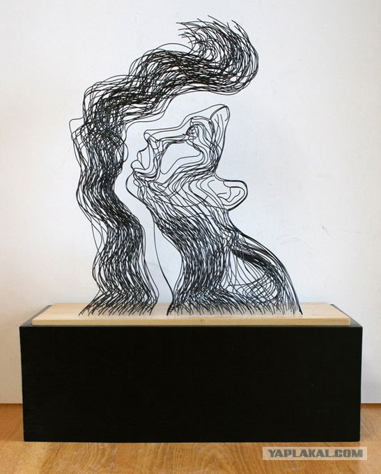 Скульптуры из проволоки Гевина Ворта