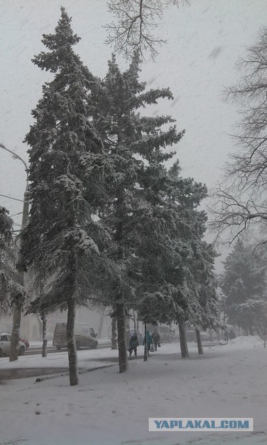 Буран на юге Башкирии