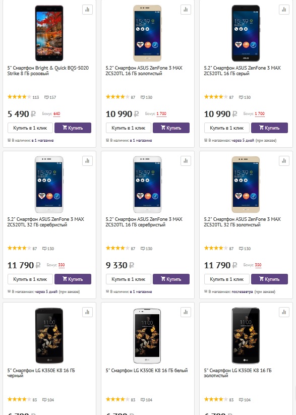 Телефоны из недавнего прошлого