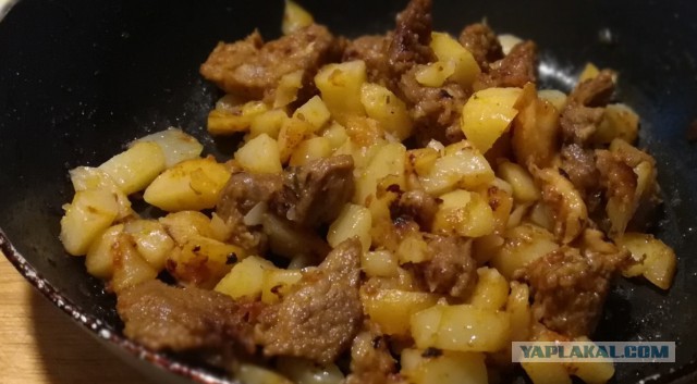 Жареная картошечка!