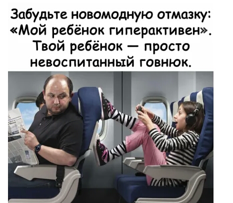 Женщина в самолёте накричала на родителей ребёнка, который бил по спинке кресла