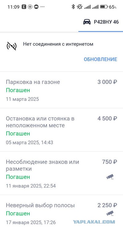 Неадекват на дороге