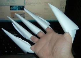 Хлопушка из бумаги