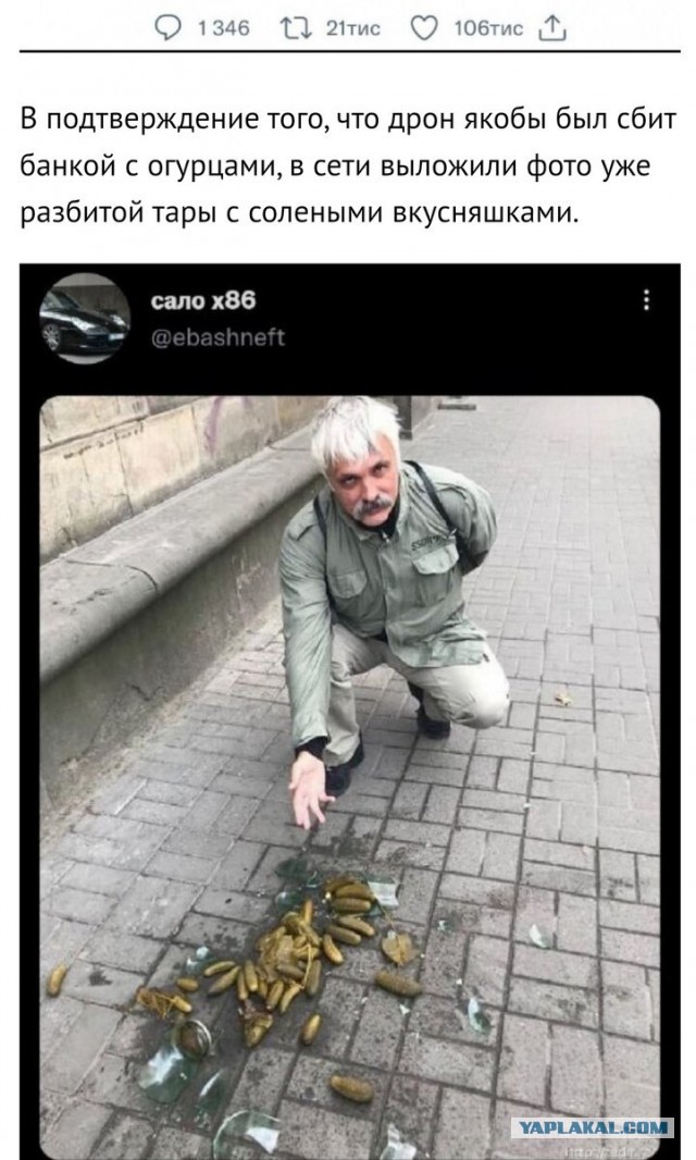 А теперь и словаки подключились к флешмобу - сбей русский беспилотник...