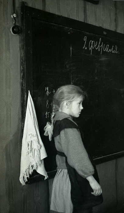 Школа в деревне Быстрое. 1964-й...