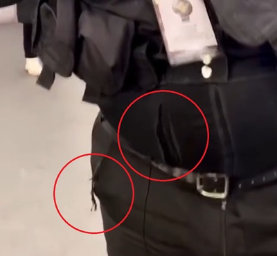 Охрана "Красного кита": «Щас задерживать тебя буду! Чё ты из себя клоуна ставишь?»