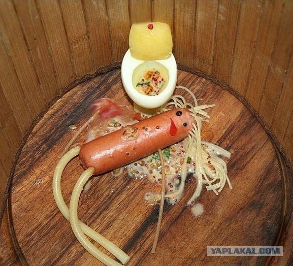 Интересные решения с сосисками.