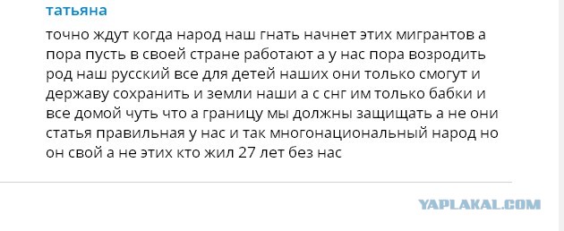 Закопают ли гастарбайтеры русских в демографическую яму