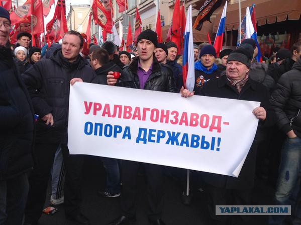 Активисты Антимайдан напали на оппозицию в Москве