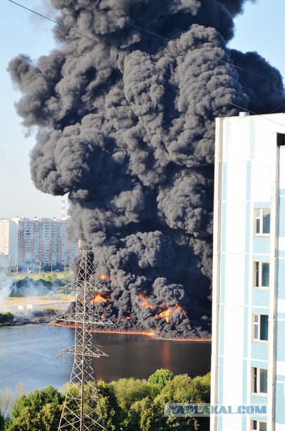 Пожар в Москве