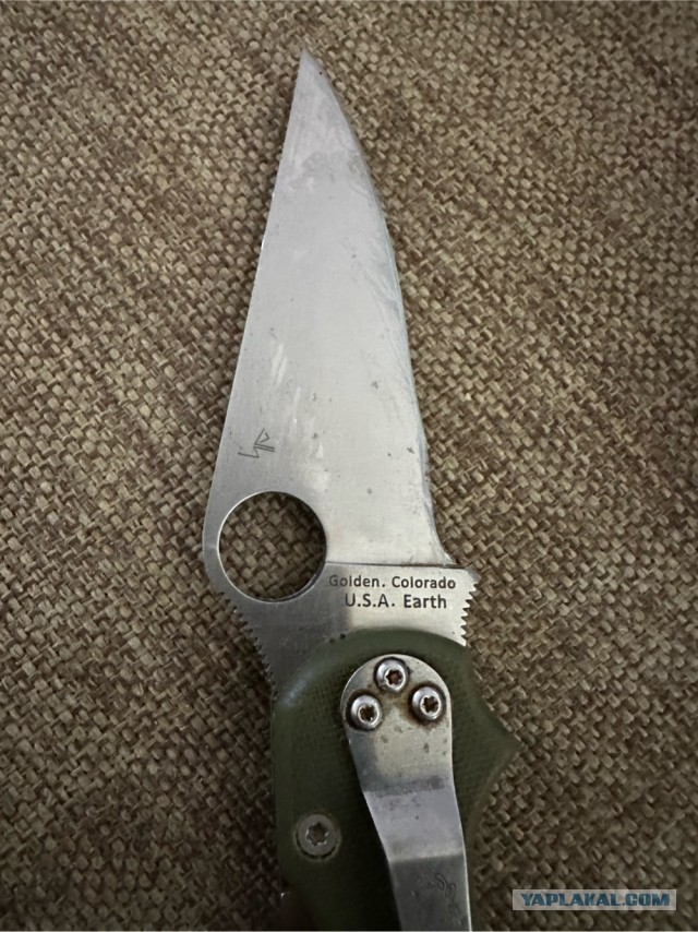 Значение обозначений на ноже Spyderco Paramilitary 2