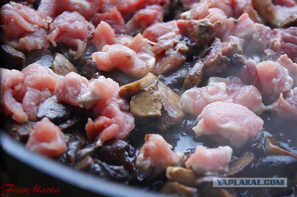 Пирог.. С мясом, брусникой и грибами, Тесто без заморочек