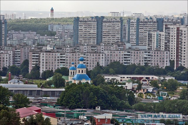 Москва с высоты птичьего полета (77 фото)