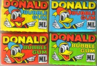 Жевательная резинка Donald и BomBibom