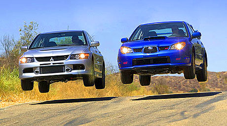 Evolution против WRX STI. Часть I