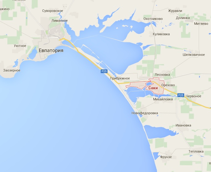 Карта шелковичное сакский район