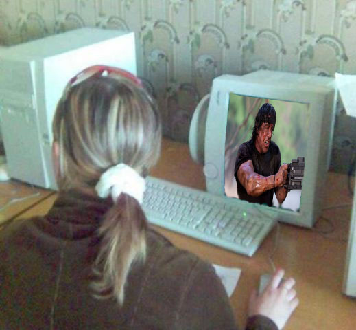 Фотожаба: Рэмбо