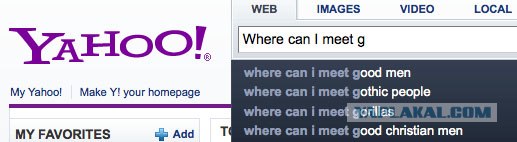 Разница между Google и Yahoo (16 картинок)