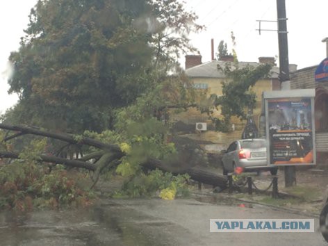 Ночной ураган в Днепропетровске, 24.09.2014.