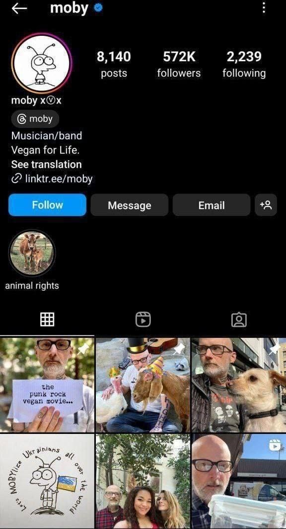 Moby отжёг знатно