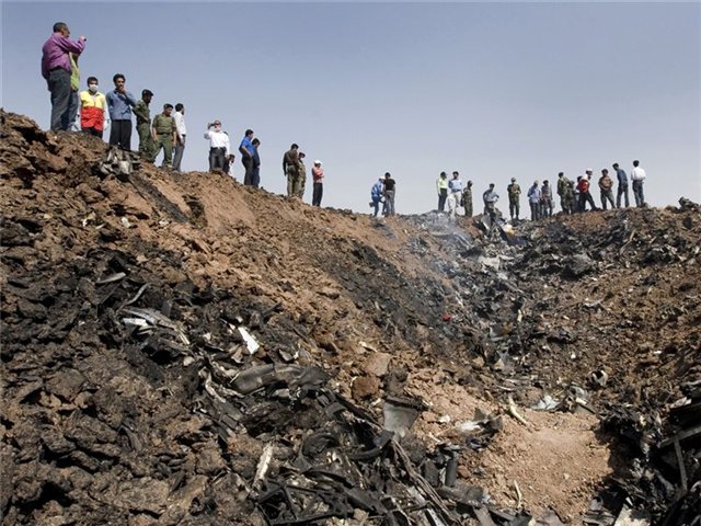 О крушении "Боинга" от очевидца