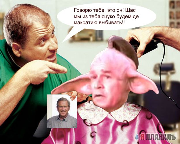 Фотожаба: в парикмахерской