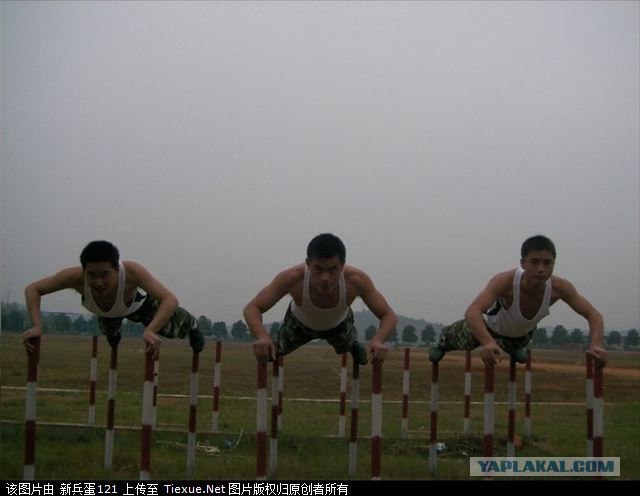 22 способа отжимания в китайской армии