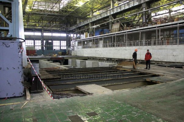 Lada Vesta на конвейере