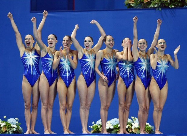 Россия взяла золото в группах в синхронном плавании в Рио