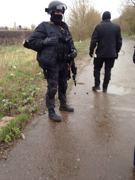 Cиловая операция в Славянске.