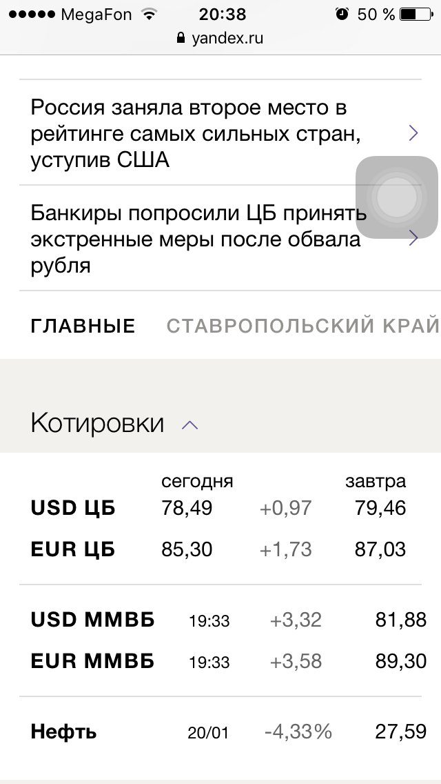 Курс доллара перевалил за 80 рублей