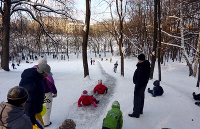 Зимние забавы москвичей