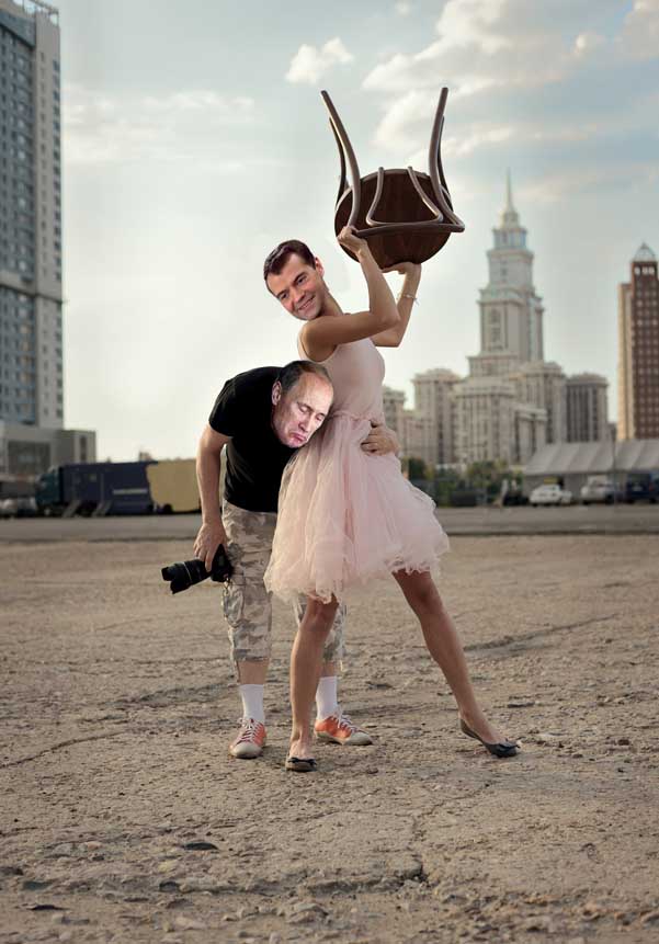 Фотожаба: Фотограф и дама со стулом