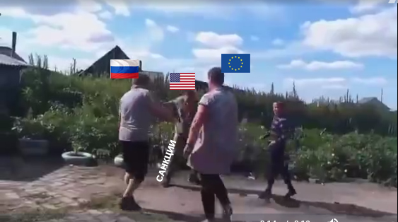 Очередной деревенский Брюс Ли
