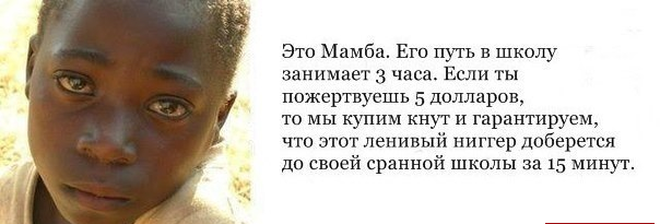 И вообще, нет негров - нет расизма. Так то...