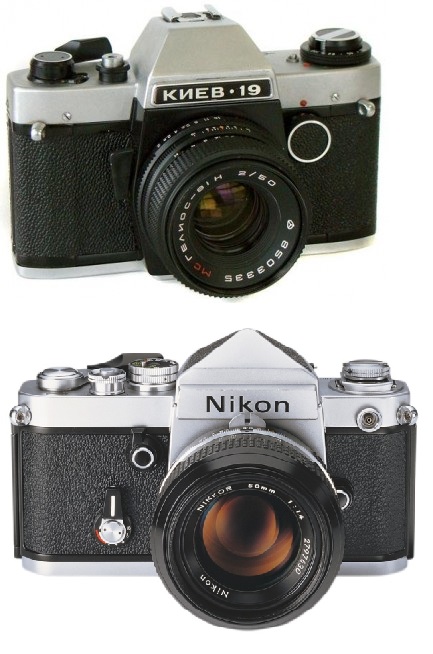 История дальномерных фотоаппаратов Contax/Киев