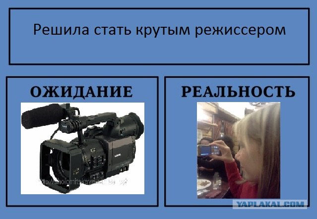 Фотожаба: Ожидание / Реальность