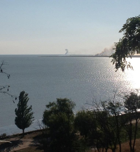 В Азовском море обстрелян катер
