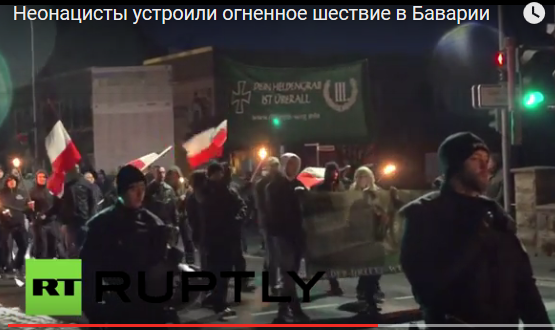 Немцы устроили огненное шествие в Баварии