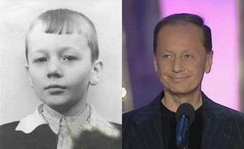 Звёзды кино и эстрады в детстве и сейчас